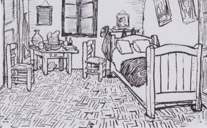 El dormitorio de Vincent en Arles de Vincent van Gogh